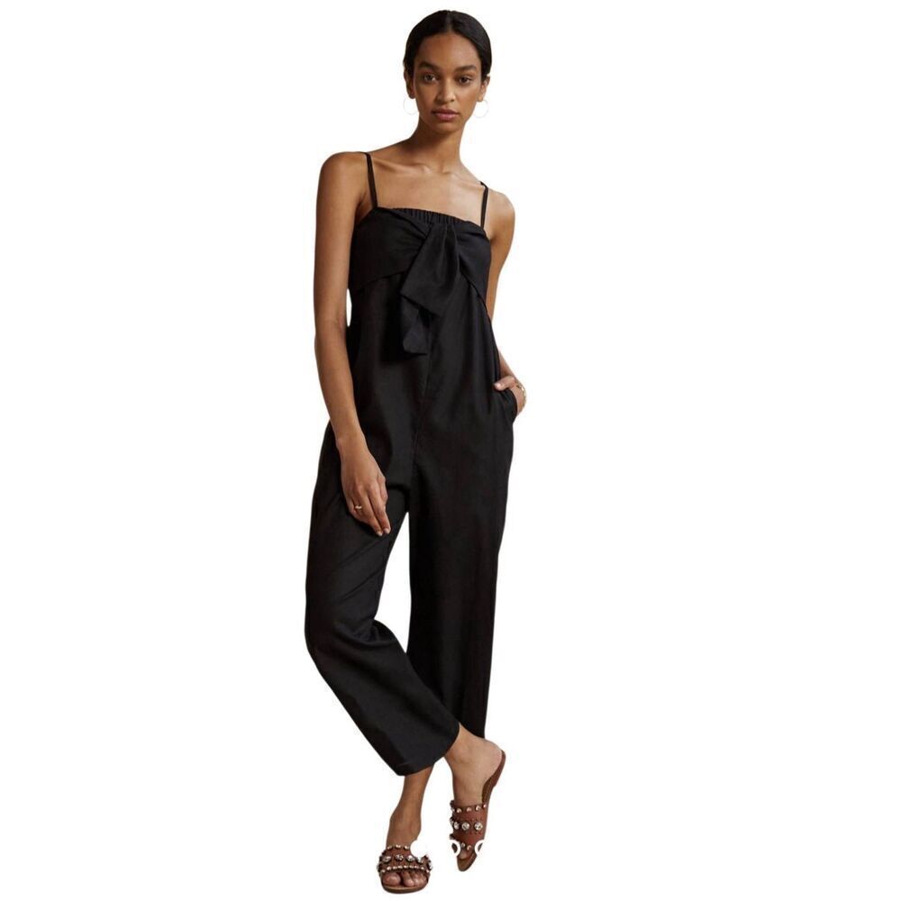 Hutch Anthropologie breezy bow-tie jumpsuit size xs